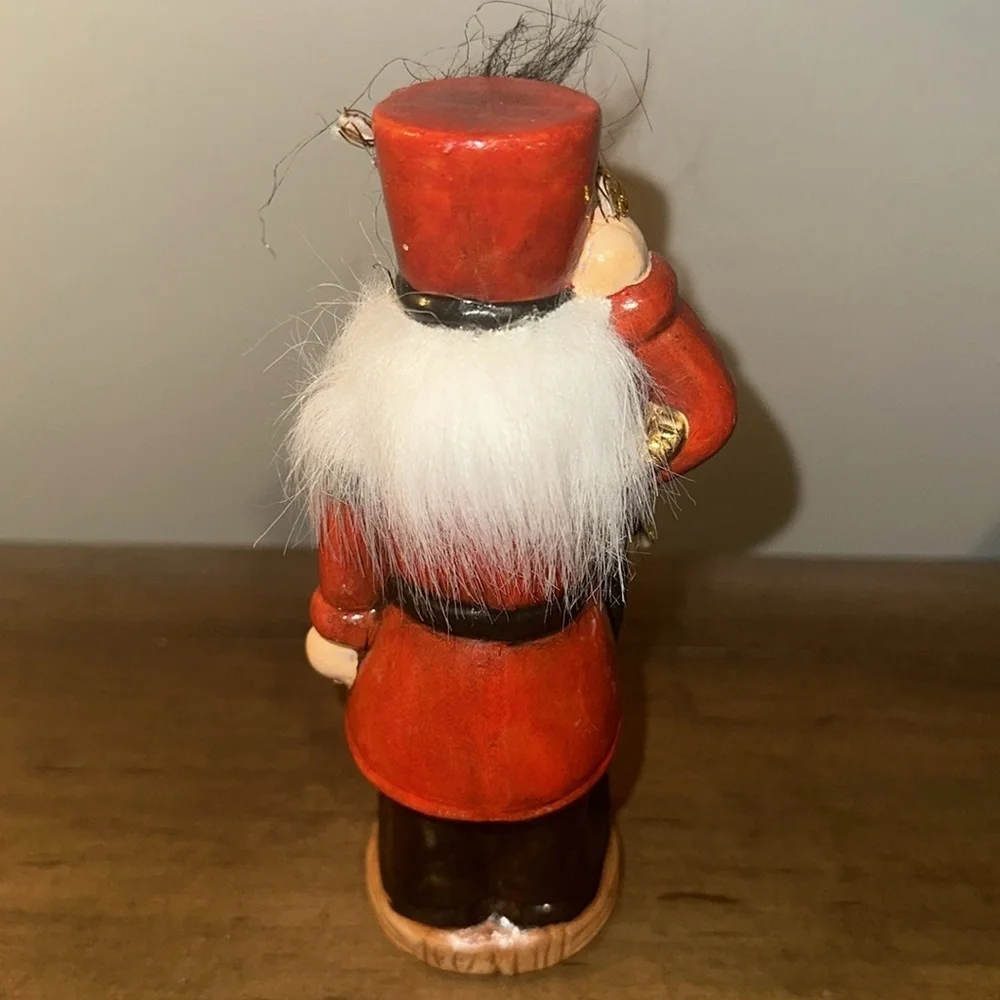 Vintage Faux Terra Cotta Soldier Christmas Nutcracker